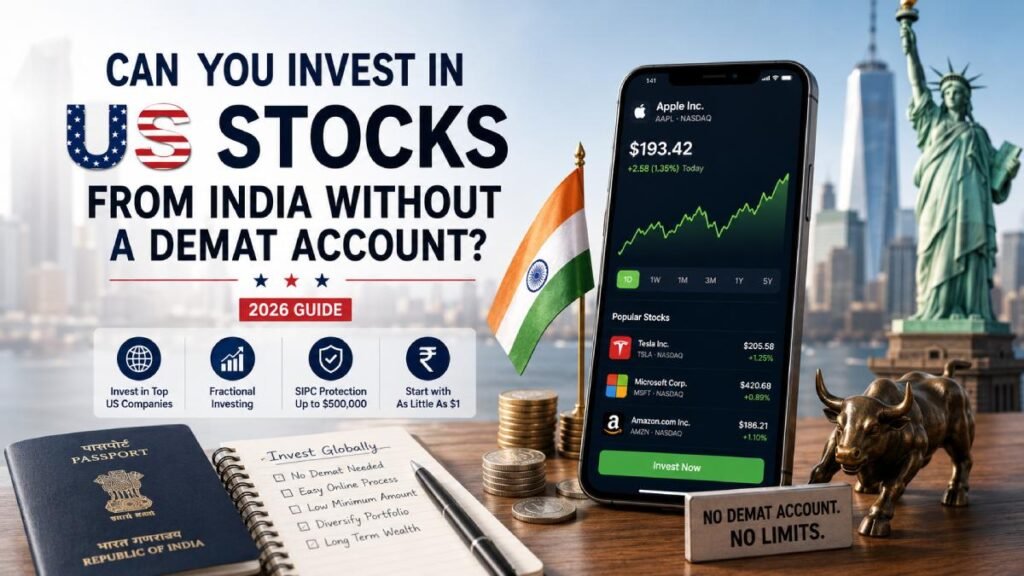 Can You Invest in US Stocks from India Without a Demat Account? (2026 Guide)