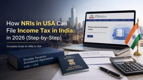 How NRIs in USA Can File Income Tax in India in 2026 (Step-by-Step)